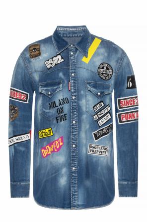 Patched denim shirt, zdjęcie 1 Patched denim shirt od Dsquared2